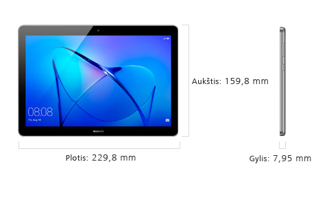 Planšetė Huawei MediaPad T3 10" 2/16GB 53010JBP