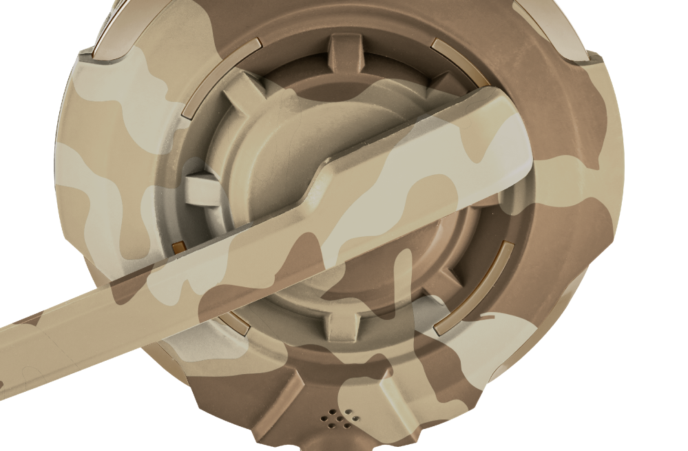 Žaidimų ausinės Trust GXT 310D Radius, Desert Camo, 22208 aprašymas - Prekės nuotrauka