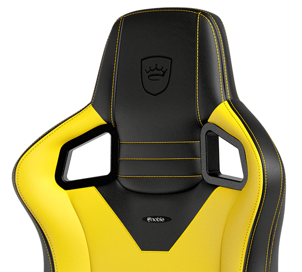 Žaidimų kėdė Noblechairs EPIC Borussia Dortmund Edition PU-Leather Gaming Chair aprašymas - Prekės nuotrauka