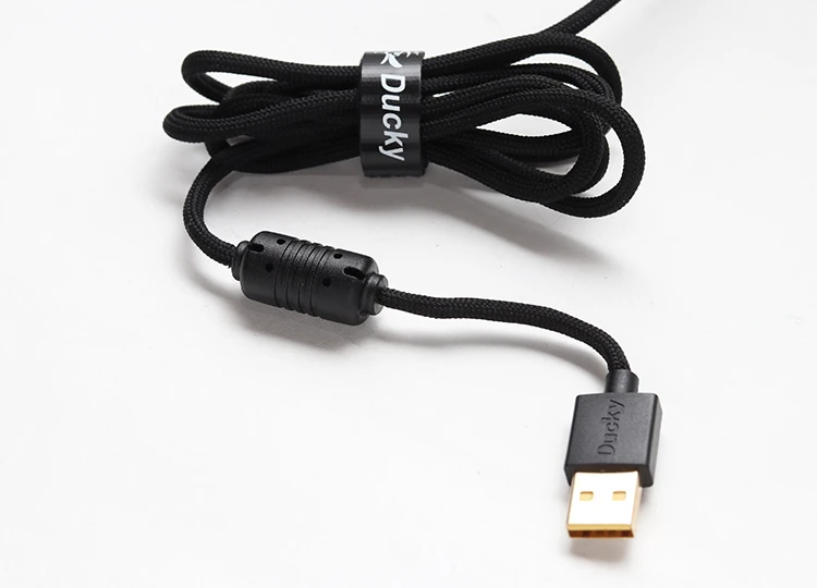 Ducky Feather Black & White pelė žaidimams su Huano Switch aprašymas - Prekės nuotrauka