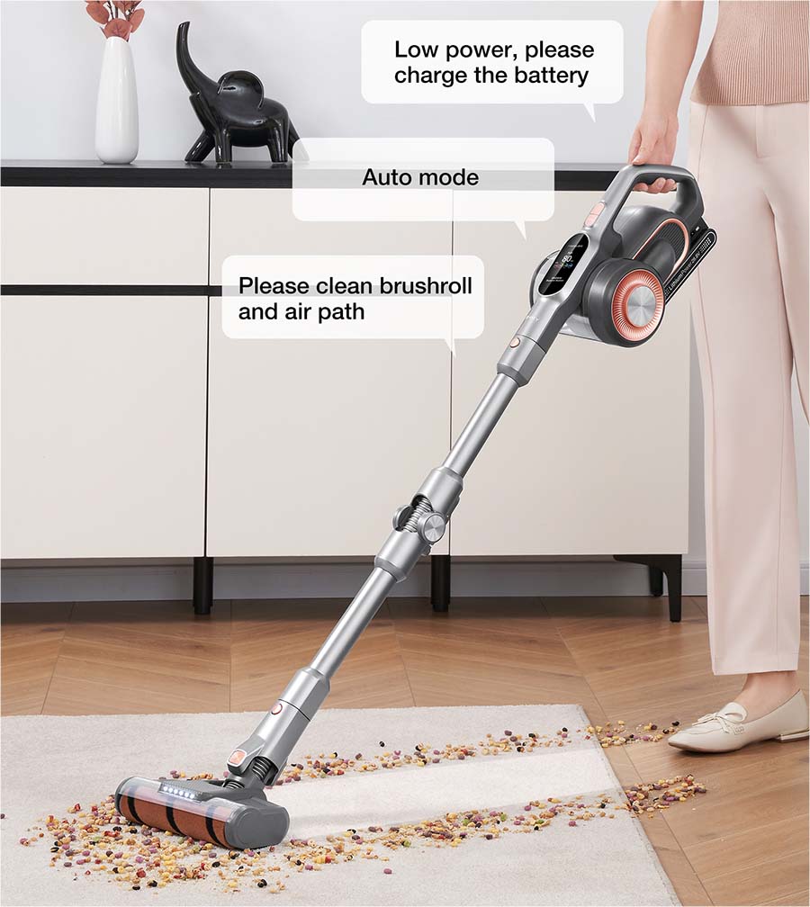 Dulkių siurblys Jimmy H10 Pro Cordless, Pilkos spalvos aprašymas - Prekės nuotrauka