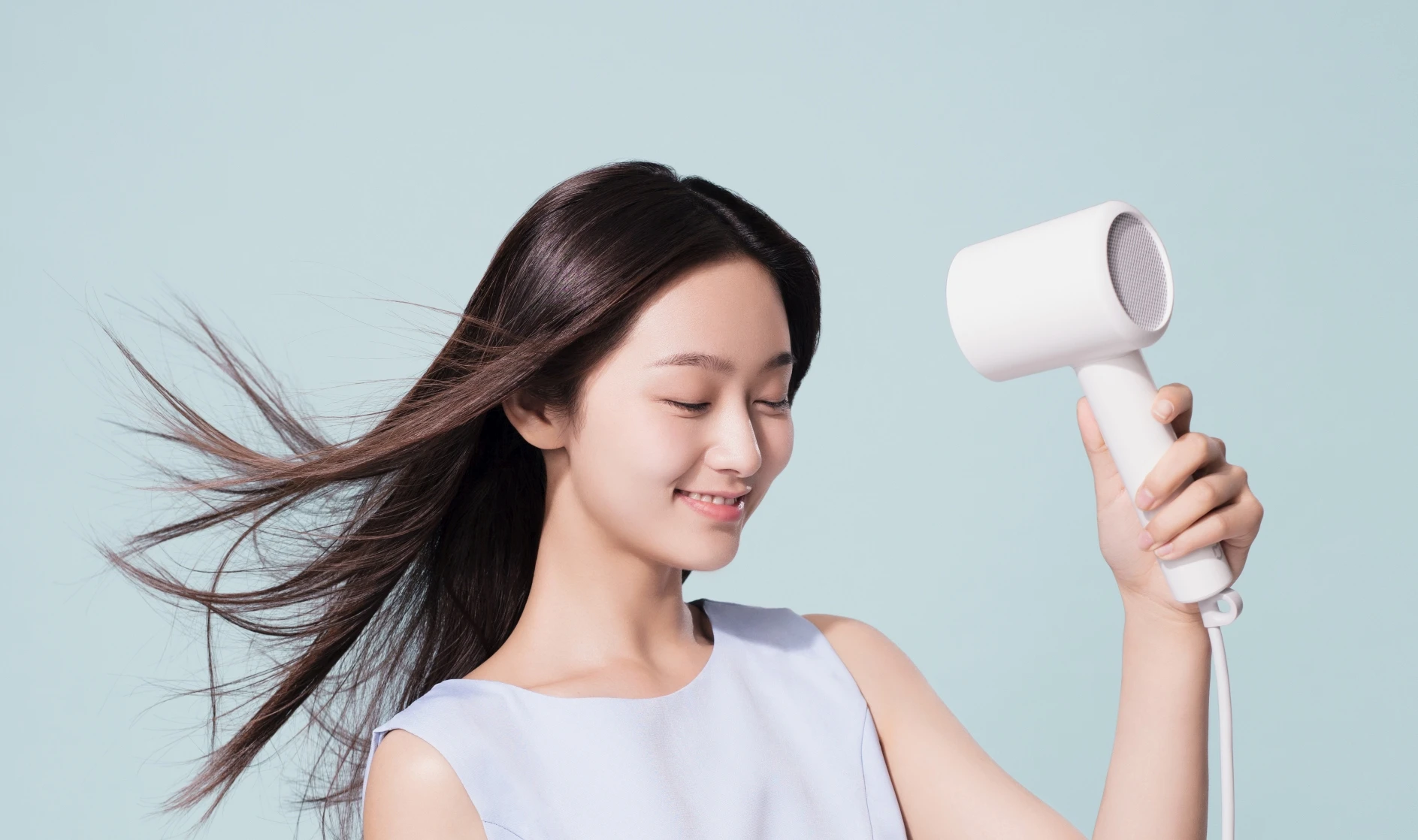 Xiaomi Mi Ionic Plaukų džiovintuvas H300 1600 W, Baltas aprašymas - Prekės nuotrauka