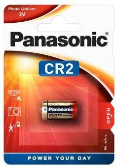 Panasonic CR2 Ličio jonų Elementas 3V 1vnt aprašymas - Prekės nuotrauka