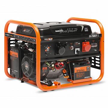 Daewoo benzininis generatorius GDA 7500DPE-3, 6.5kW, 1/3 fazės aprašymas - Prekės nuotrauka