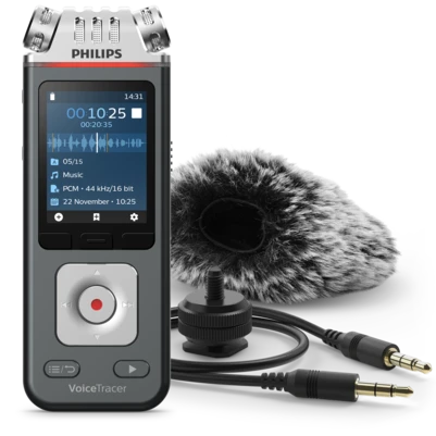 Philips VoiceTracer DVT7110 Diktofonas aprašymas - Prekės nuotrauka