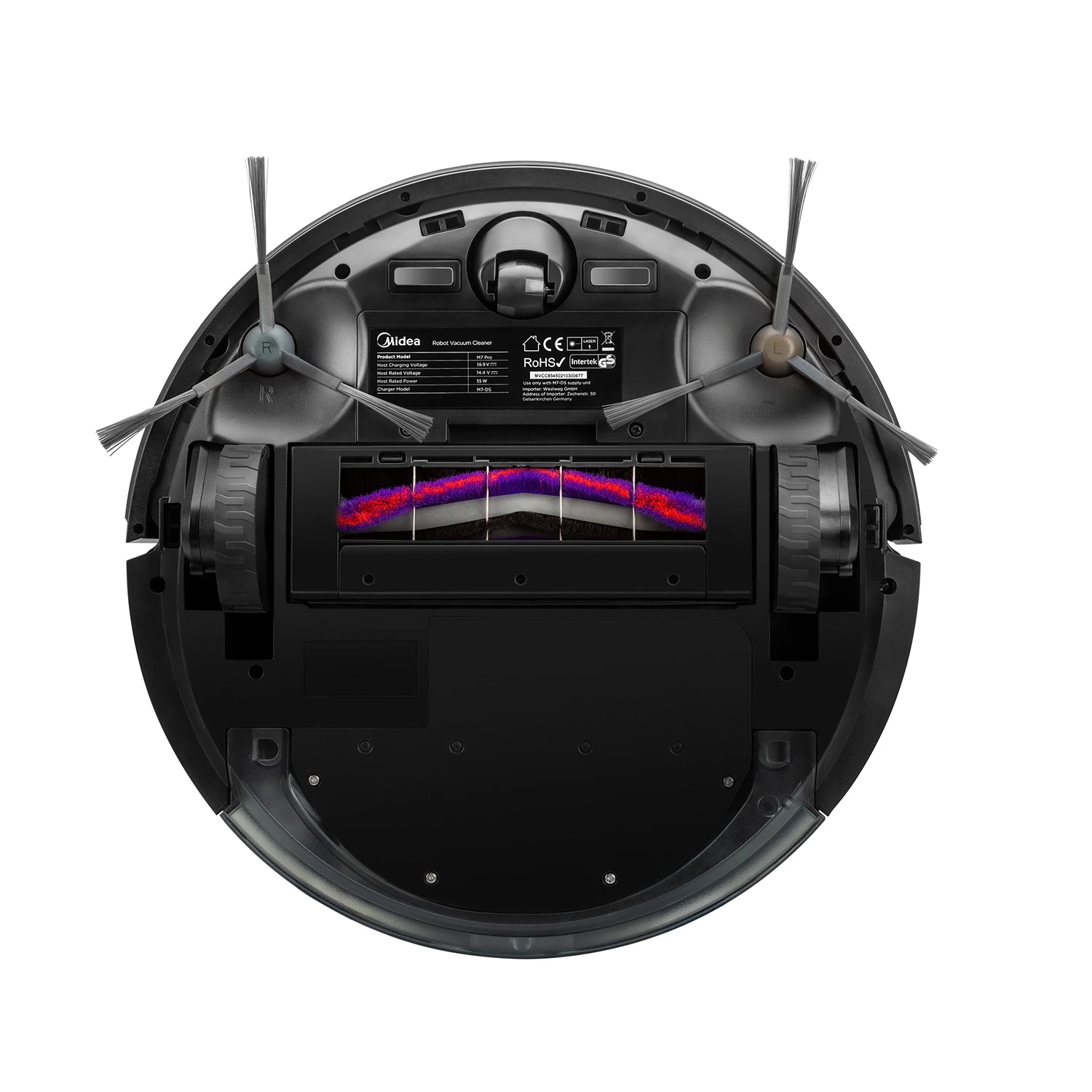 Dulkių siurblys - robotas Midea Robotic M7 Pro, Juodas aprašymas - Prekės nuotrauka