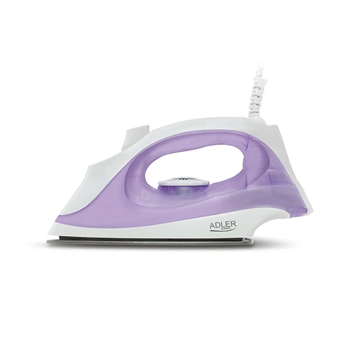 Lygintuvas | Adler | AD 5019 | With cord | 1600 W | Vanduo tank capacity 100 ml | Continuous steam 10 g/min | Violet/Baltas aprašymas - Prekės nuotrauka