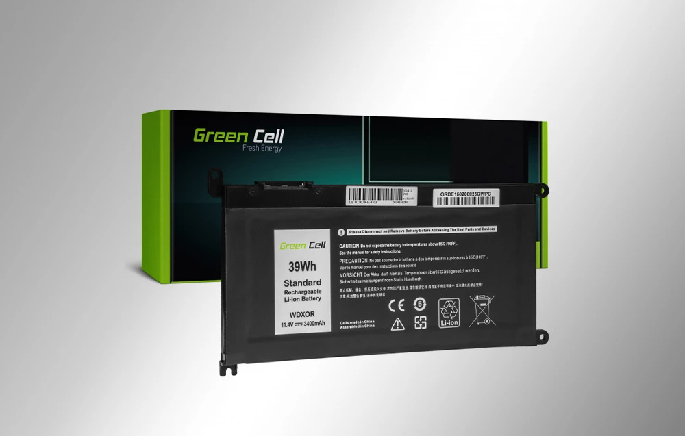 Green Cell Žalias Cell GREENCELL Baterija nešiojamiesiems kompiuteriams WDX0R WDXOR skirta Dell Inspiron 13 aprašymas - Prekės nuotrauka Green Cell Žalias Cell GREENCELL Baterija nešiojamiesiems kompiuteriams WDX0R WDXOR skirta Dell Inspiron 13 aprašymas - Prekės nuotrauka