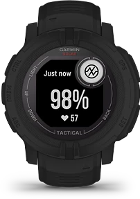 Išmanusis laikrodis Garmin Instinct 2 Solar Tactical Edition, Juodos spalvos aprašymas - Prekės nuotrauka