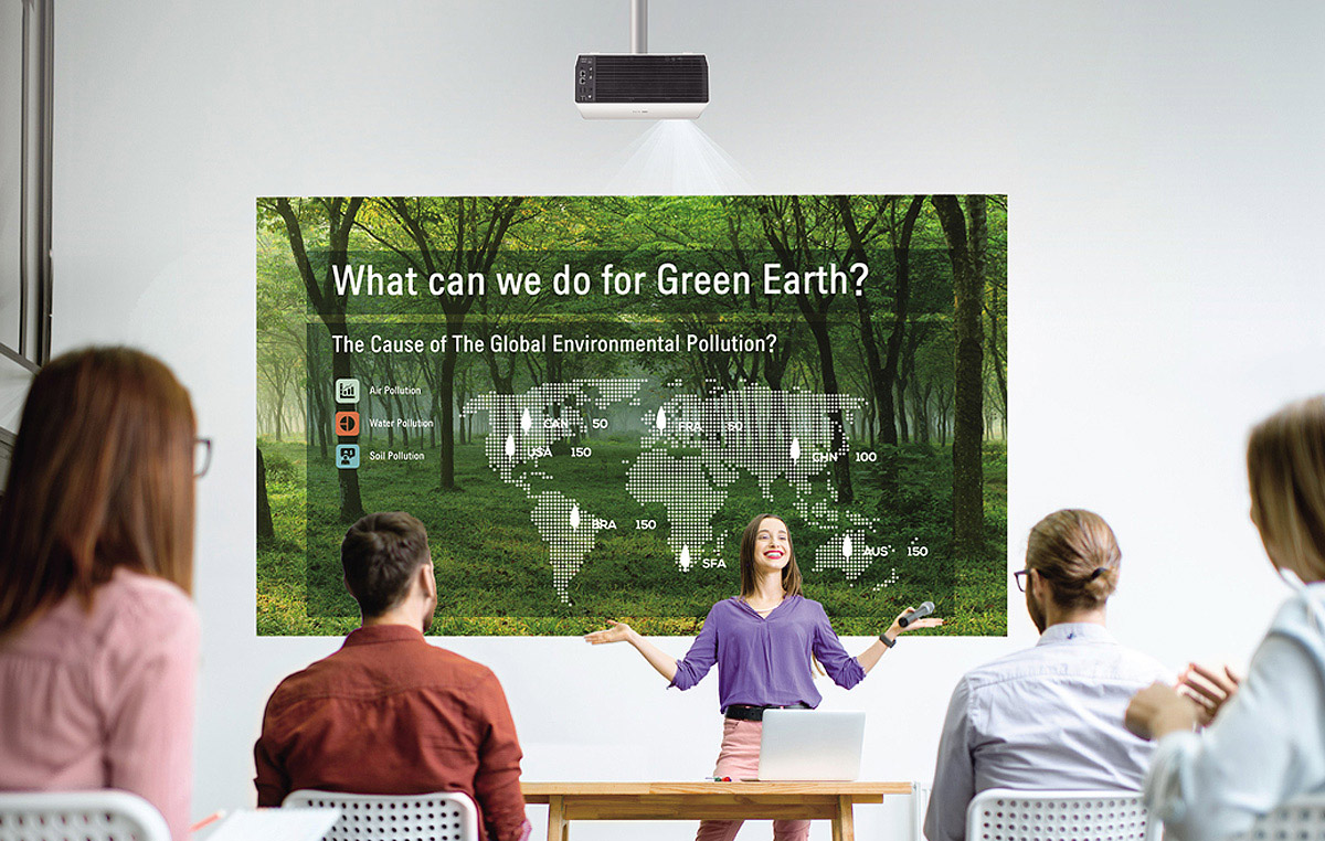 LG ProBeam 4K Lazerinis Projektorius, 5,000 ANSI Lumens, 20,000 val, WiFi aprašymas - Prekės nuotrauka