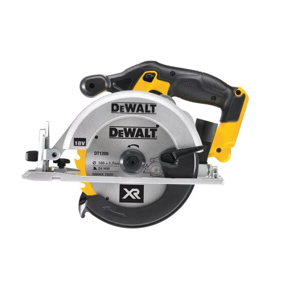 DeWalt akumuliatorinis diskinis pjūklas DCS391N-XJ 165 mm be akumuliatoriaus ir kroviklio aprašymas - Prekės nuotrauka