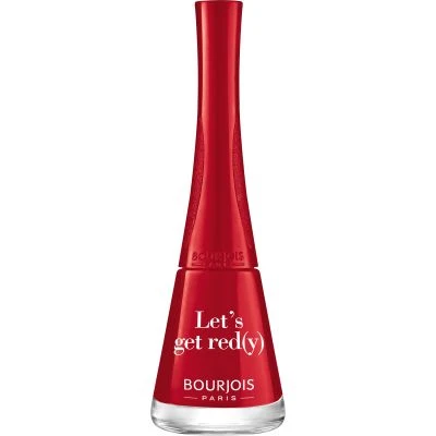 BOURJOIS Paris 1 Second Nagų lakas Moterims 9 ml, 09 LET'S GET RED(Y) aprašymas - Prekės nuotrauka