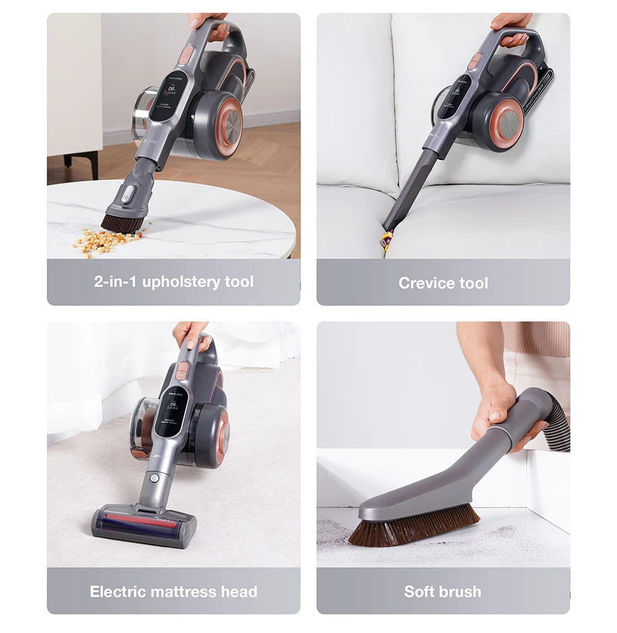 Dulkių siurblys Jimmy H10 Pro Cordless, Pilkos spalvos aprašymas - Prekės nuotrauka