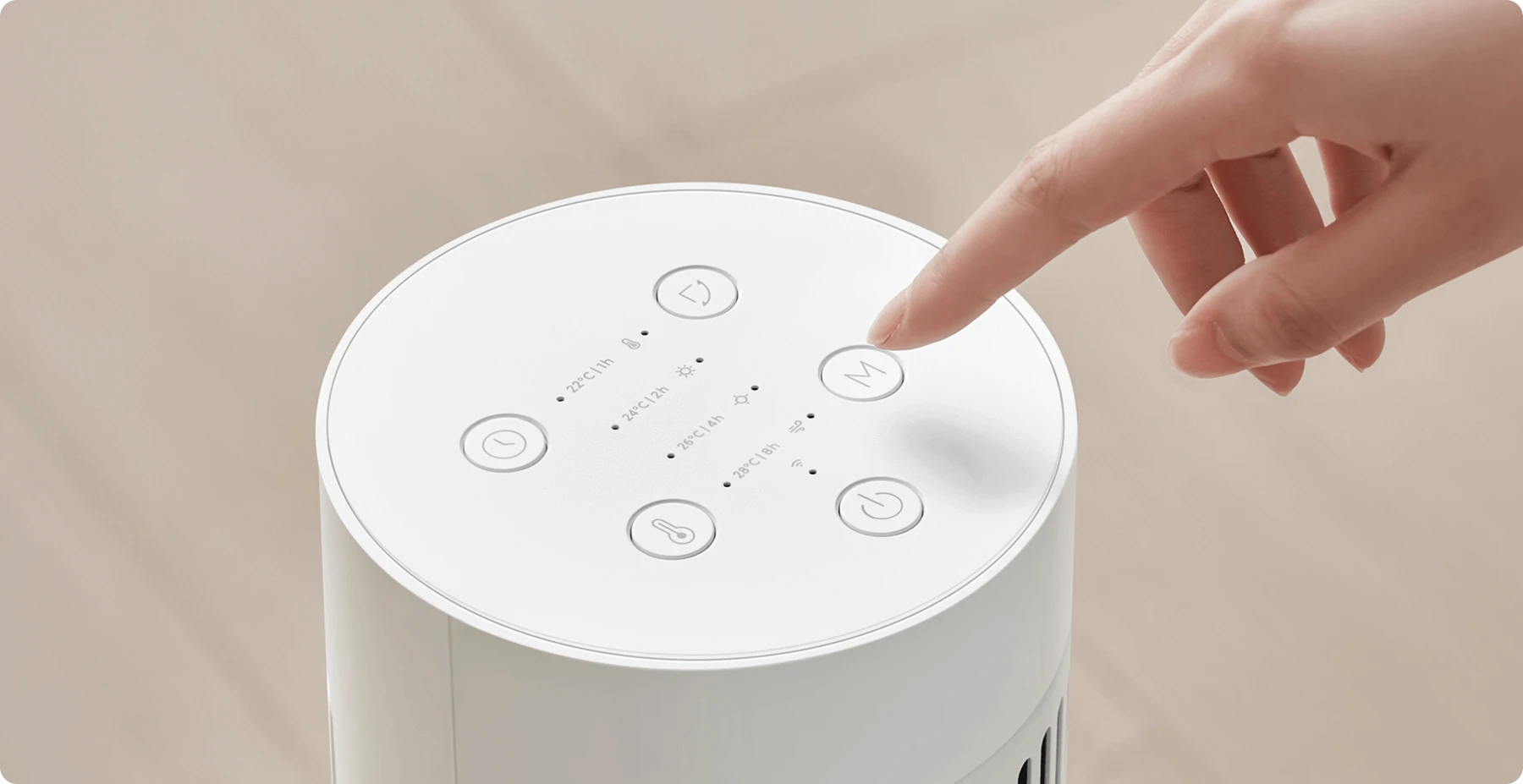 Šildytuvas Xiaomi Smart Tower Heater Lite BHR6101EU, Baltos spalvos aprašymas - Prekės nuotrauka
