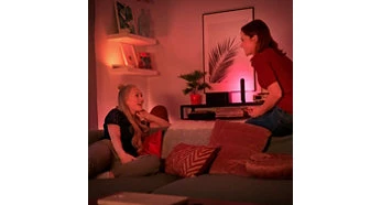 Philips Hue Dviejų šviestuvų juostų Play komplektas (Balta ir spalvota) aprašymas - Prekės nuotrauka