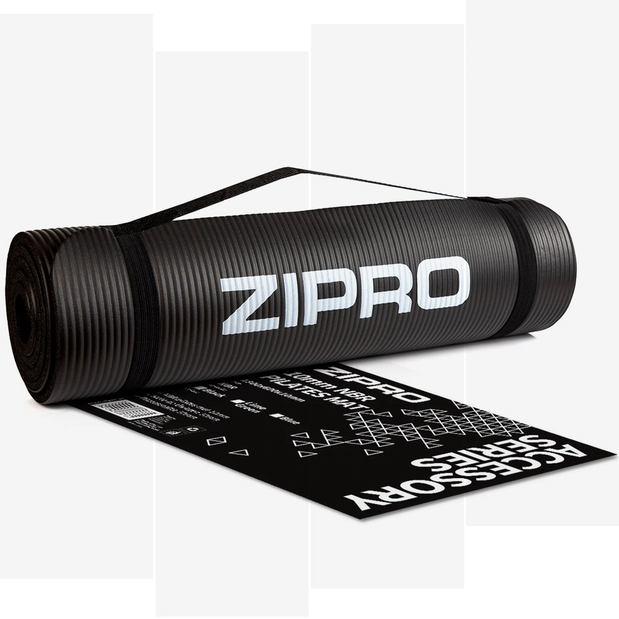 Zipro gimnastikos kilimėlis iš NBR, 10mm aprašymas - Prekės nuotrauka