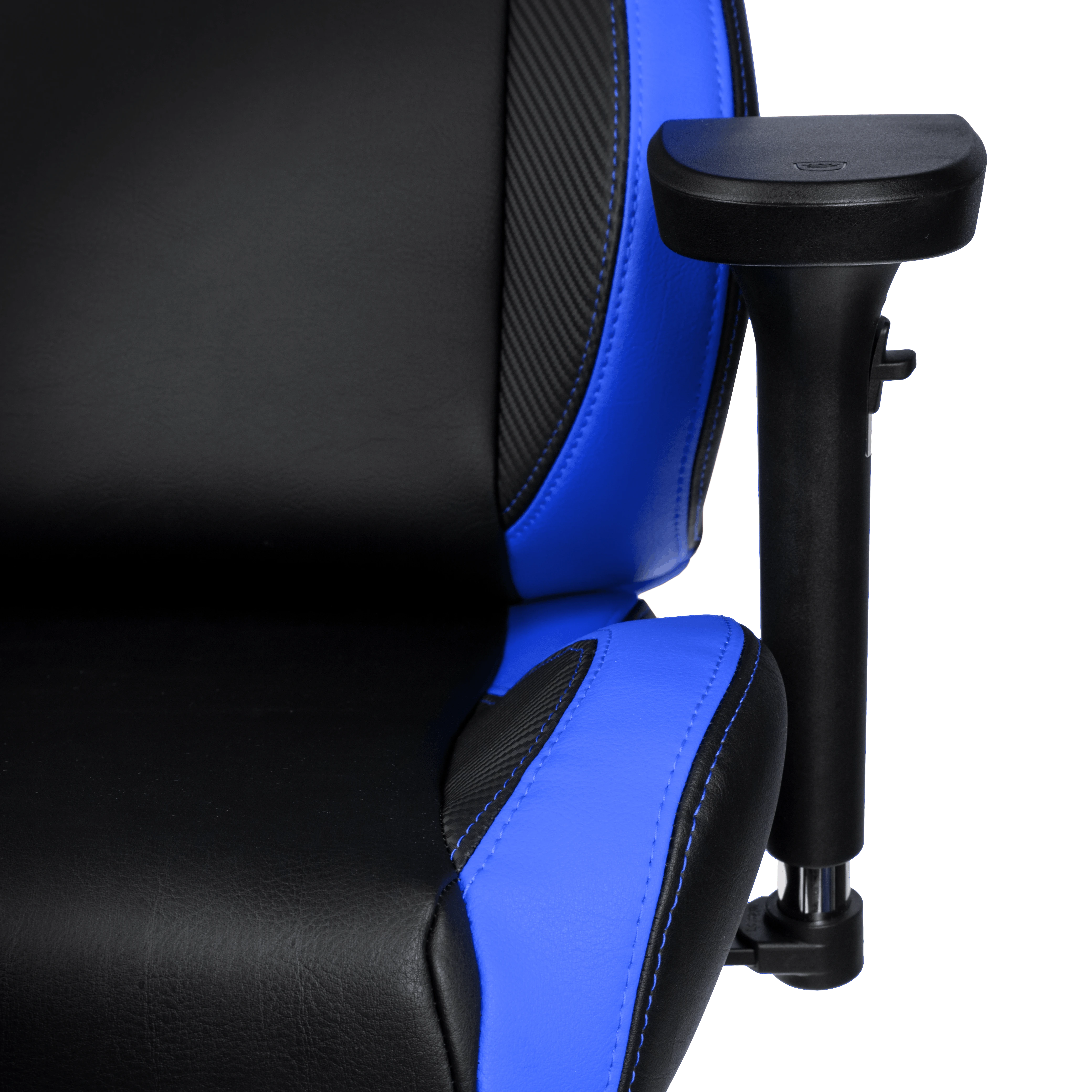 Žaidimų kėdė Noblechairs EPIC Comapct Gaming Chair, Juoda/Carbon/Mėlyna aprašymas - Prekės nuotrauka