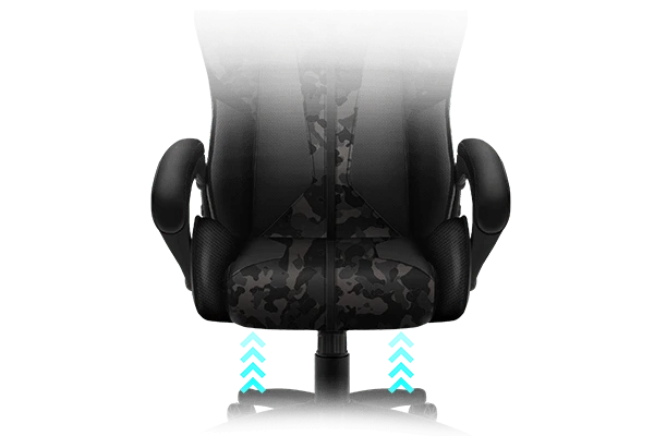 Žaidimų kėdė ThunderX3 BC1 CAMO Gaming Chair, Mėlyna aprašymas - Prekės nuotrauka