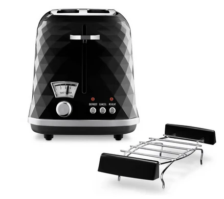 Skrudintuvas Delonghi Brillante CTJ 2103.BK (900W/Juodas) aprašymas - Prekės nuotrauka