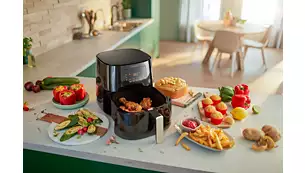 Gruzdintuvė Philips Airfryer XL HD9270/70, 2000 W, Talpa 6.2l, Juodos spalvos aprašymas - Prekės nuotrauka