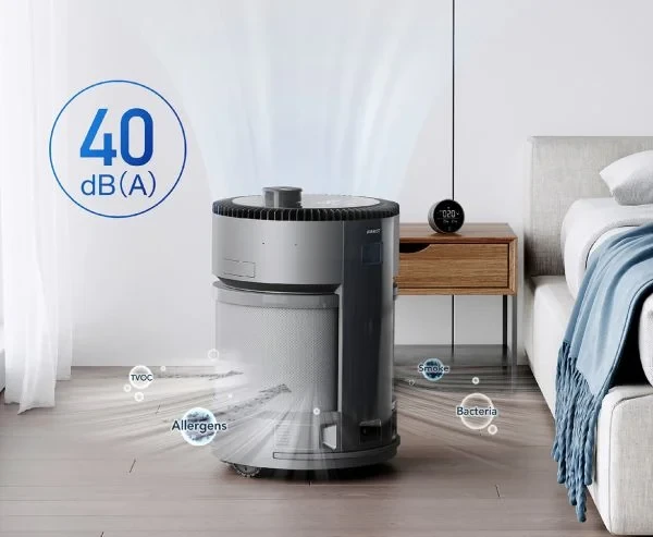 Ecovacs Air AIRBOT Z1 oro drėkintuvas ir valytuvas, Juodas aprašymas - Prekės nuotrauka