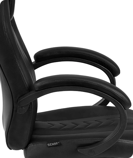 Žaidimų kėdė Sense7 Prism Gaming Chair, Juoda aprašymas - Prekės nuotrauka