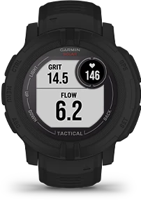 Išmanusis laikrodis Garmin Instinct 2 Solar Tactical Edition, Juodos spalvos aprašymas - Prekės nuotrauka