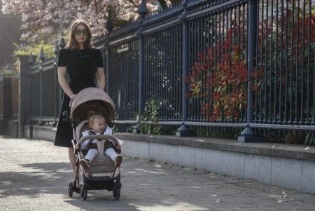 Vežimėlis Leclerc Baby Hexagon, Mėlynos spalvos aprašymas - Prekės nuotrauka