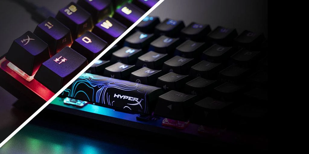 Mechaninė Žaidimų klaviatūra HyperX Alloy Origins 60, HyperX Red - Linear Switch, US išdėstymas aprašymas - Prekės nuotrauka