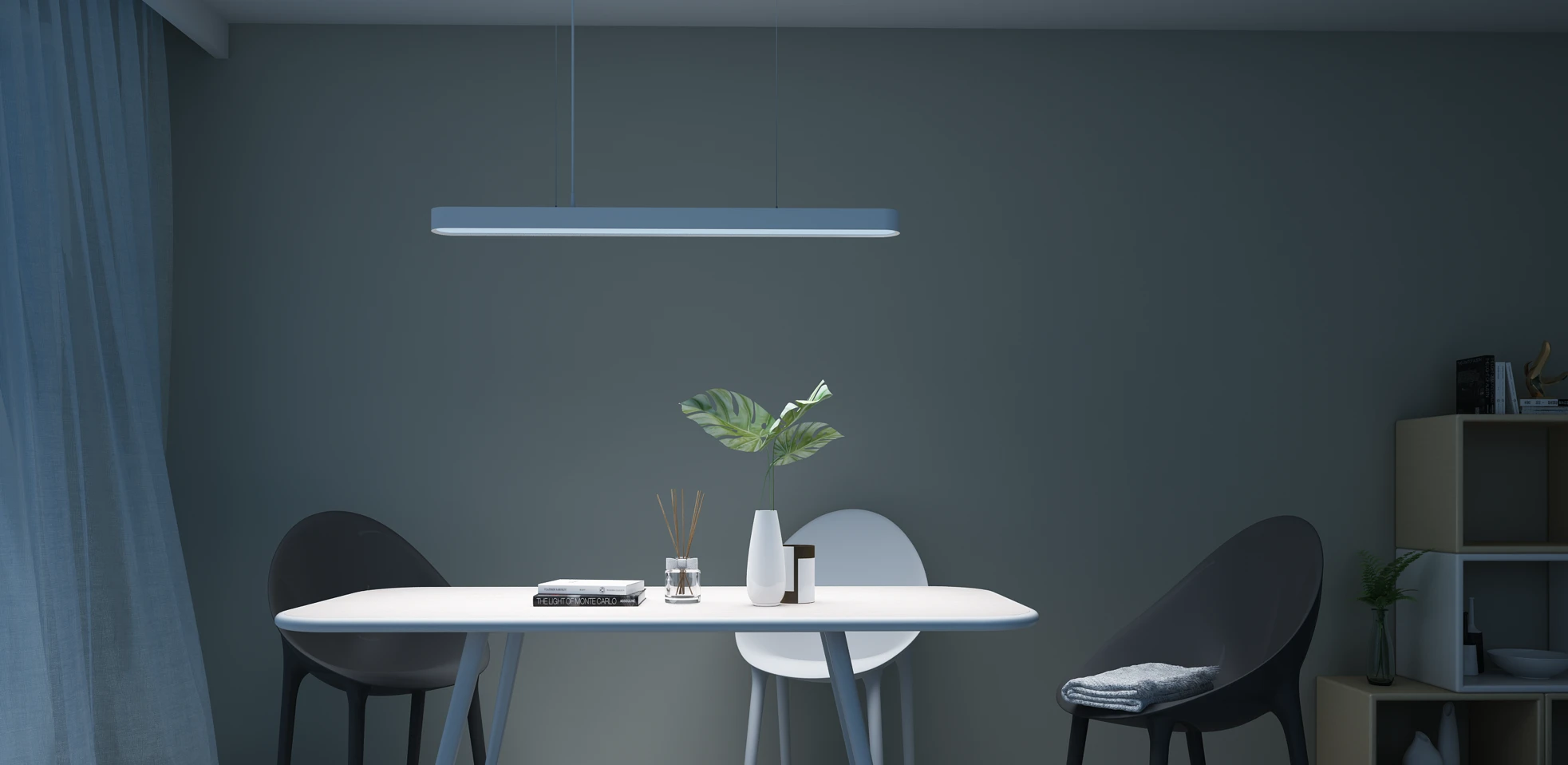 Pakabinamas šviestuvas Xiaomi Yeelight Crystal Pendant Light 450-1700lm, 33W, 2700-6000K Mi Smart Home aprašymas - Prekės nuotrauka