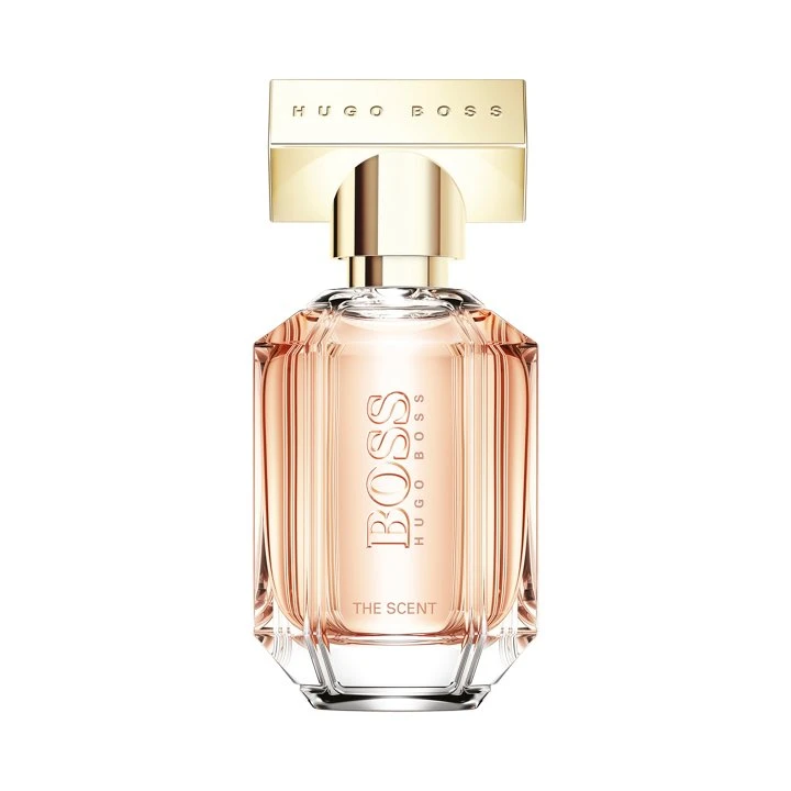 RINKINYS Boss The Scent For Her by Hugo Boss EDP 50ml, kūno losjonas 50ml ir EDP miniatiūra 7.4ml aprašymas - Prekės nuotrauka