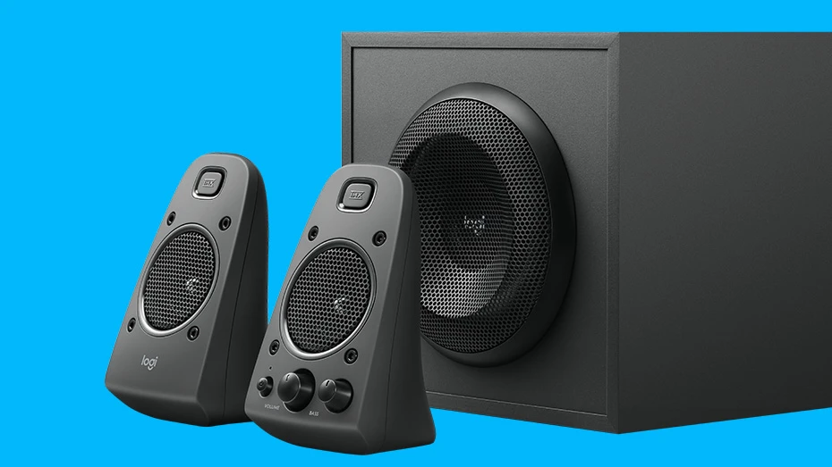 Kompiuterio kolonėlės Logitech Z625 2.1 (980-001256) aprašymas - Prekės nuotrauka
