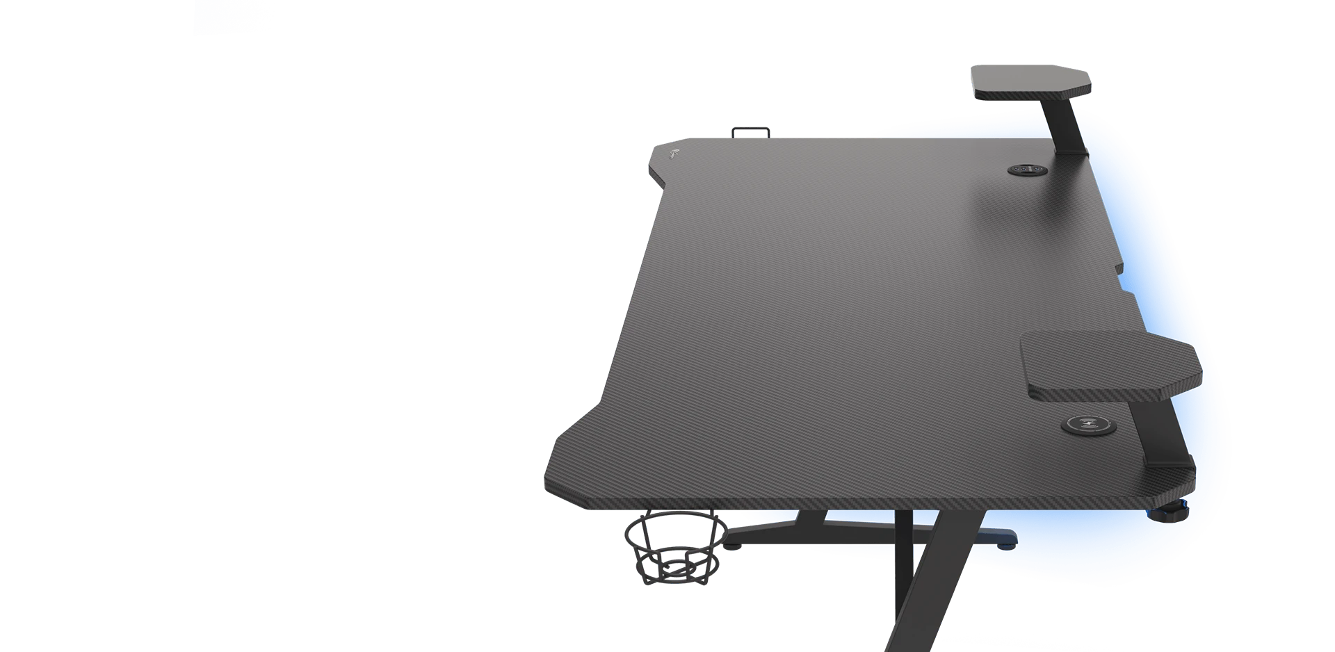 Žaidimų stalas Genesis Holm 510 RGB Gaming Desk, su pašvietimu aprašymas - Prekės nuotrauka