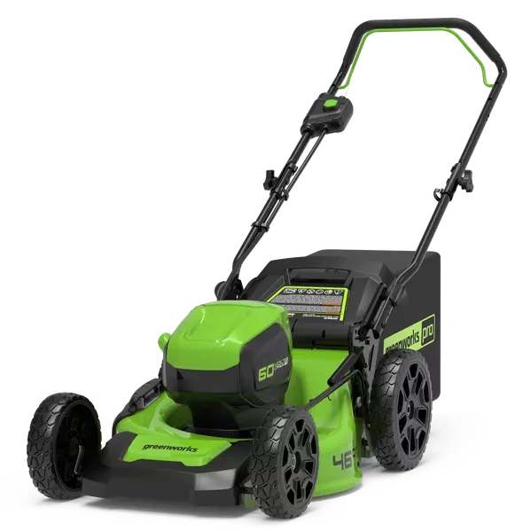 Greenworks 60V GD60LM46HP akumuliatorinė vejapjovė aprašymas - Prekės nuotrauka