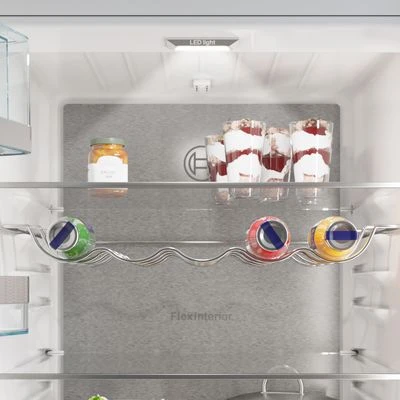 Bosch KGN39VXBT Serija 4, Laisvai statomas šaldytuvas-šaldiklis su šaldiklio skyriumi apačioje, 203 x 60 cm, Juodas stainless steel aprašymas - Prekės nuotrauka