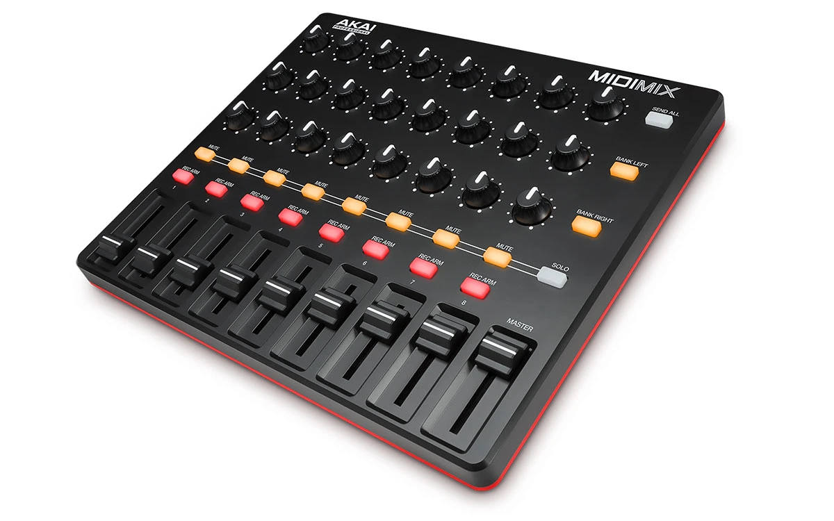 Midi kontroleris  AKAI MIDIMIX, Juodas aprašymas - Prekės nuotrauka