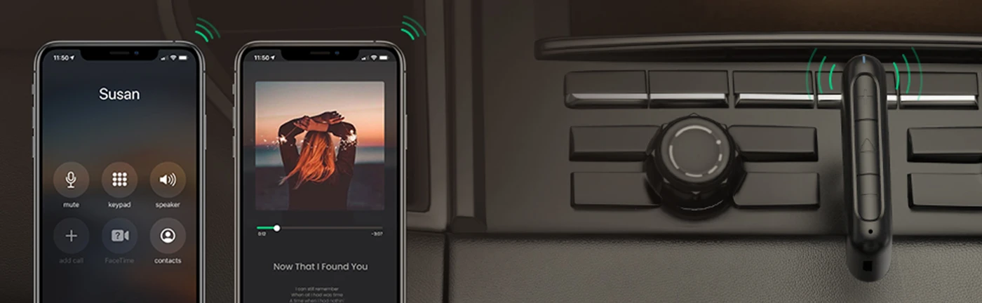 Ugreen 3,5 mm Bluetooth 5.0 automobilinis adapteris aprašymas - Prekės nuotrauka