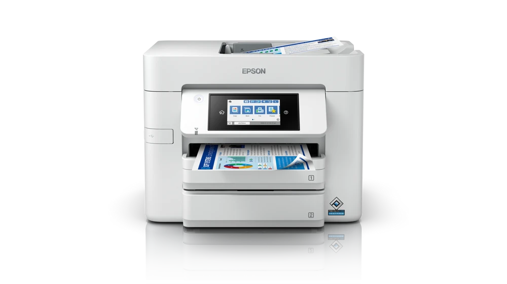Epson A4 dvipusis daugiafunkcis spausdintuvas WorkForce Pro WF-C4810DTWF, Baltas aprašymas - Prekės nuotrauka