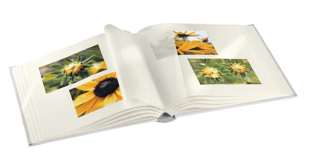 Nuotraukų albumas Hama Skies Jumbo 30x30cm 60 baltų lapų, smėlinis aprašymas - Prekės nuotrauka