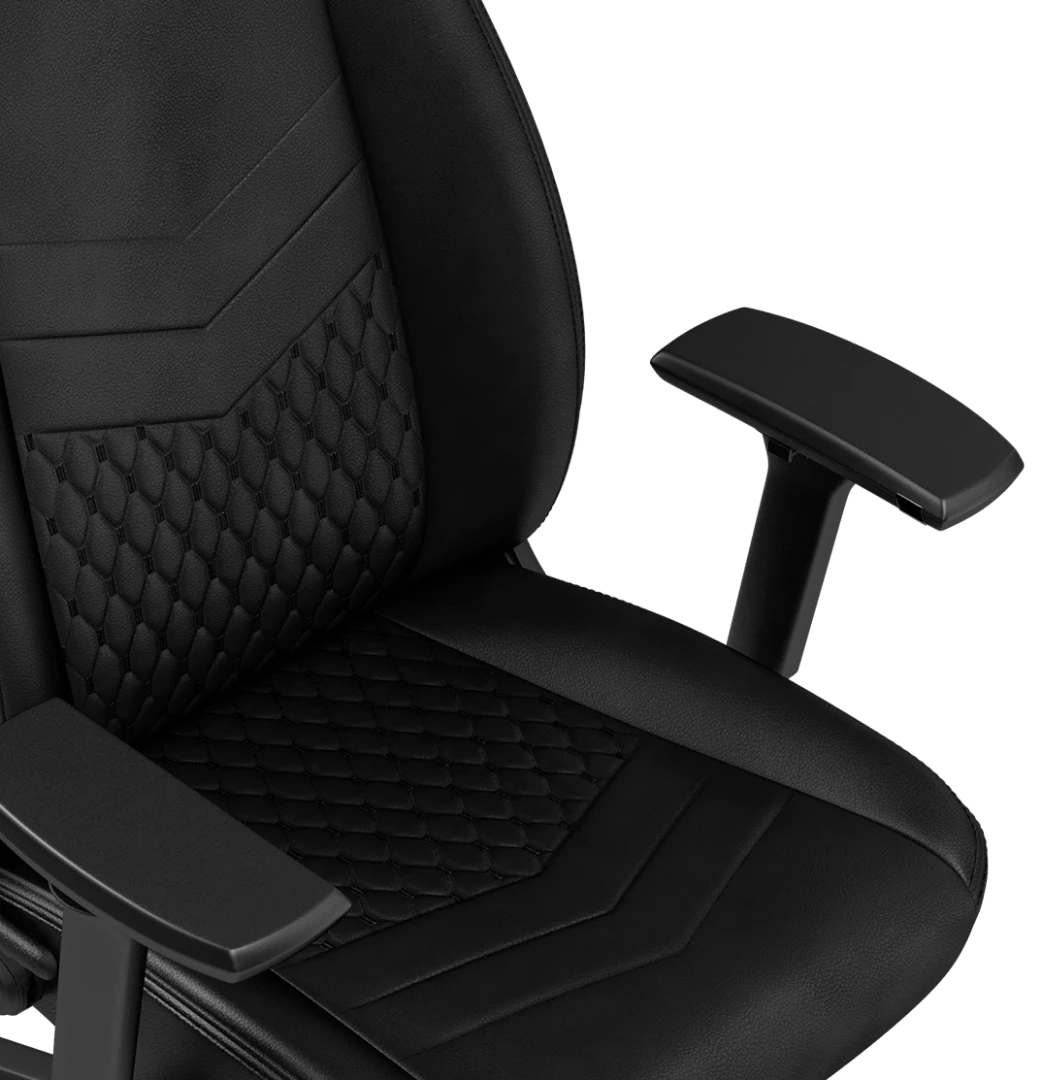 Žaidimų kėdė Noblechairs ICON Real leather Gaming Chair, Cognac-Juoda aprašymas - Prekės nuotrauka
