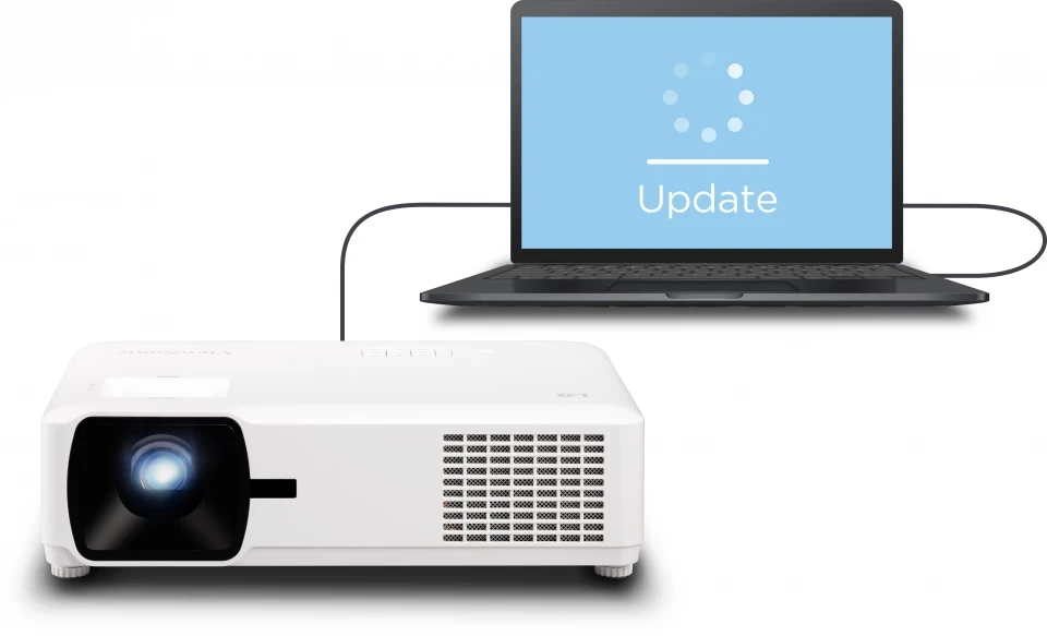 Projektorius ViewSonic LS610WH, Baltos spalvos aprašymas - Prekės nuotrauka