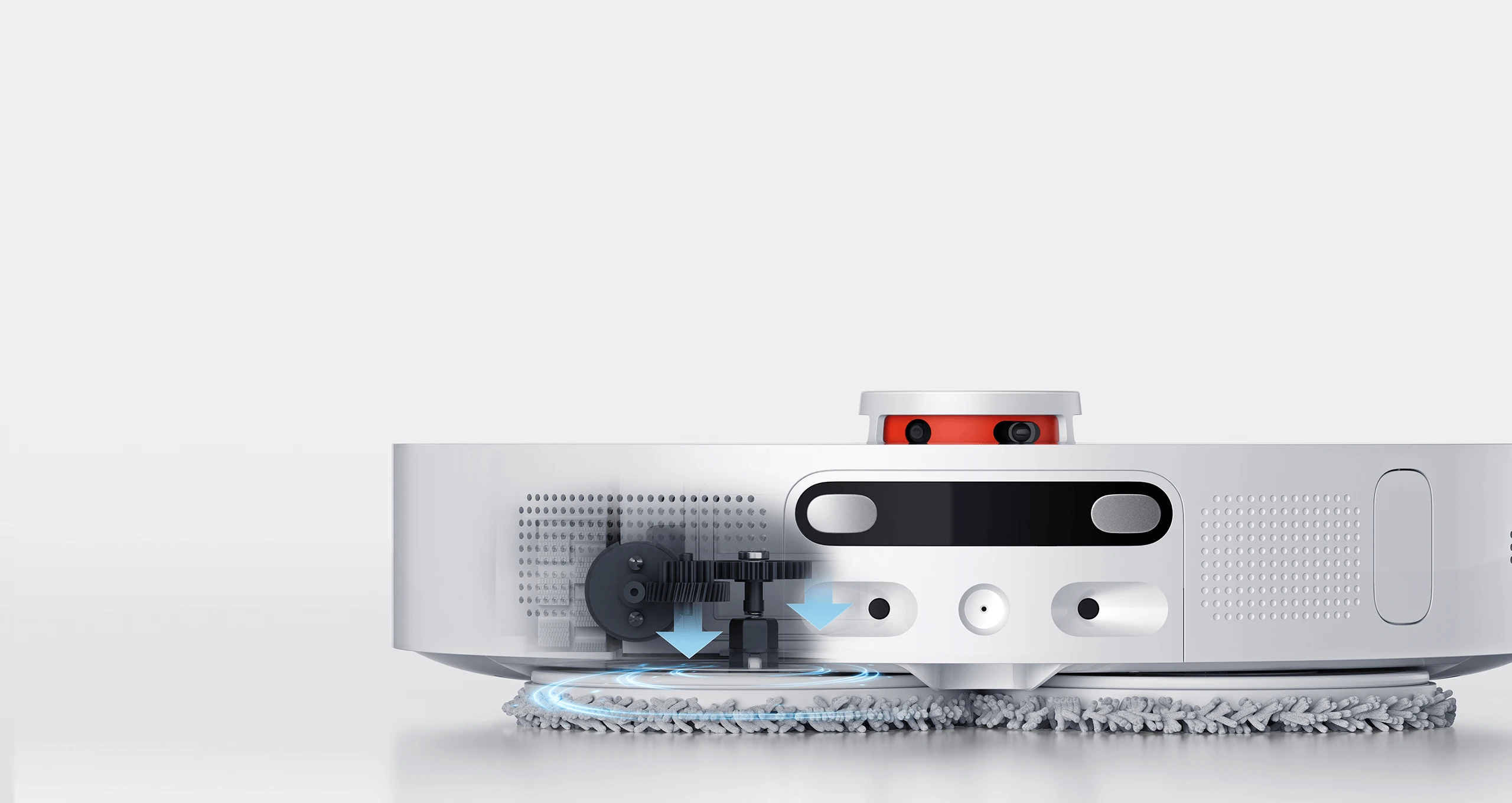 Dulkių siurblys - robotas Xiaomi X10 + su automatine dulkių išsiurbimo stotele, Baltas aprašymas - Prekės nuotrauka