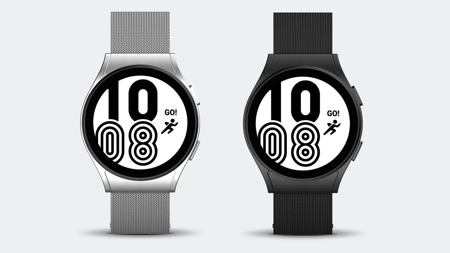 Išmaniojo laikrodžio Samsung Galaxy Watch 4 dirželis, Juodos spalvos, 44mm aprašymas - Prekės nuotrauka