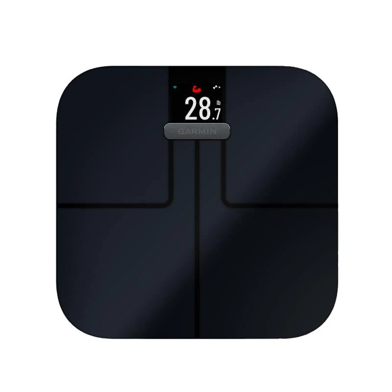 Išmaniosios svarstyklės Garmin Index S2, Juodos spalvos aprašymas - Prekės nuotrauka