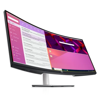 Monitorius Dell USB-C S3423DWC, 34Inch/Curved/ 3440 x 1440/ LED LCD/ VA/ 4ms/ 100Hz/300cd/m²,USB-C/ DP/ USB-A/HDMI, Audio Out, AMD FreeSync aprašymas - Prekės nuotrauka