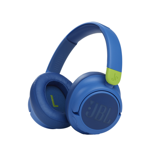 JBL Junior 460NC Belaidės triukšmą slopinančios ausinės vaikams, Mėlynos aprašymas - Prekės nuotrauka