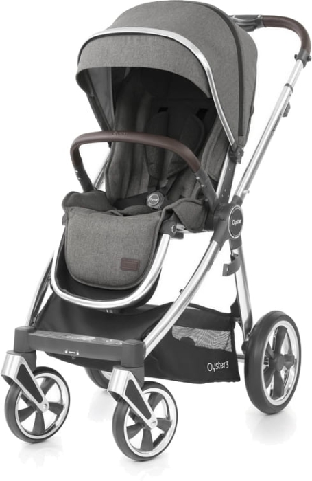 Babystyle Baby Style Oyster 3 - vežimėlis | Merkurijaus sidabras