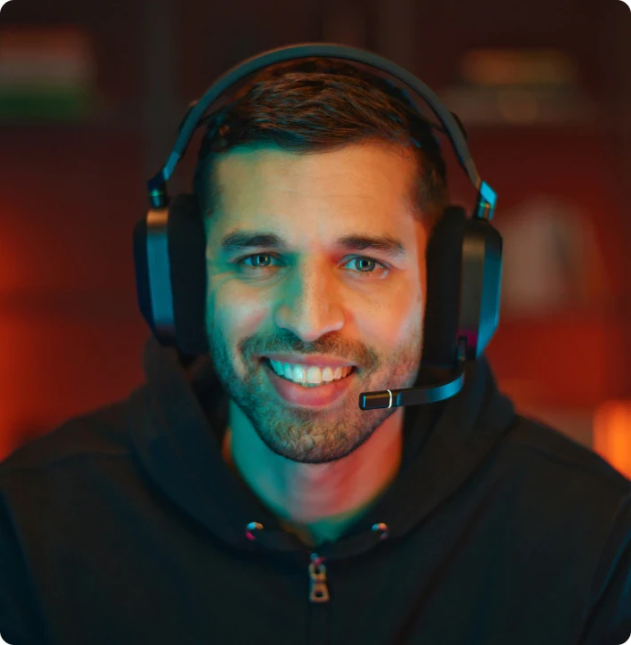 Belaidės Premium Žaidimų Ausinės Corsair HS80 RGB, Spatial Audio, Anglies spalvos aprašymas - Prekės nuotrauka