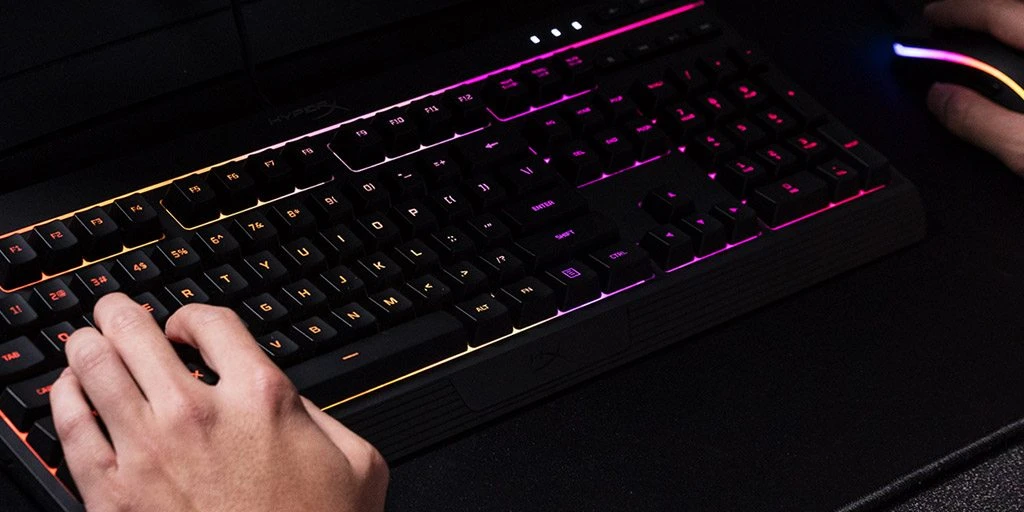 HyperX Alloy Core RGB Membraninė žaidimų klaviatūra, US išdėstymas, su pašvietimu aprašymas - Prekės nuotrauka