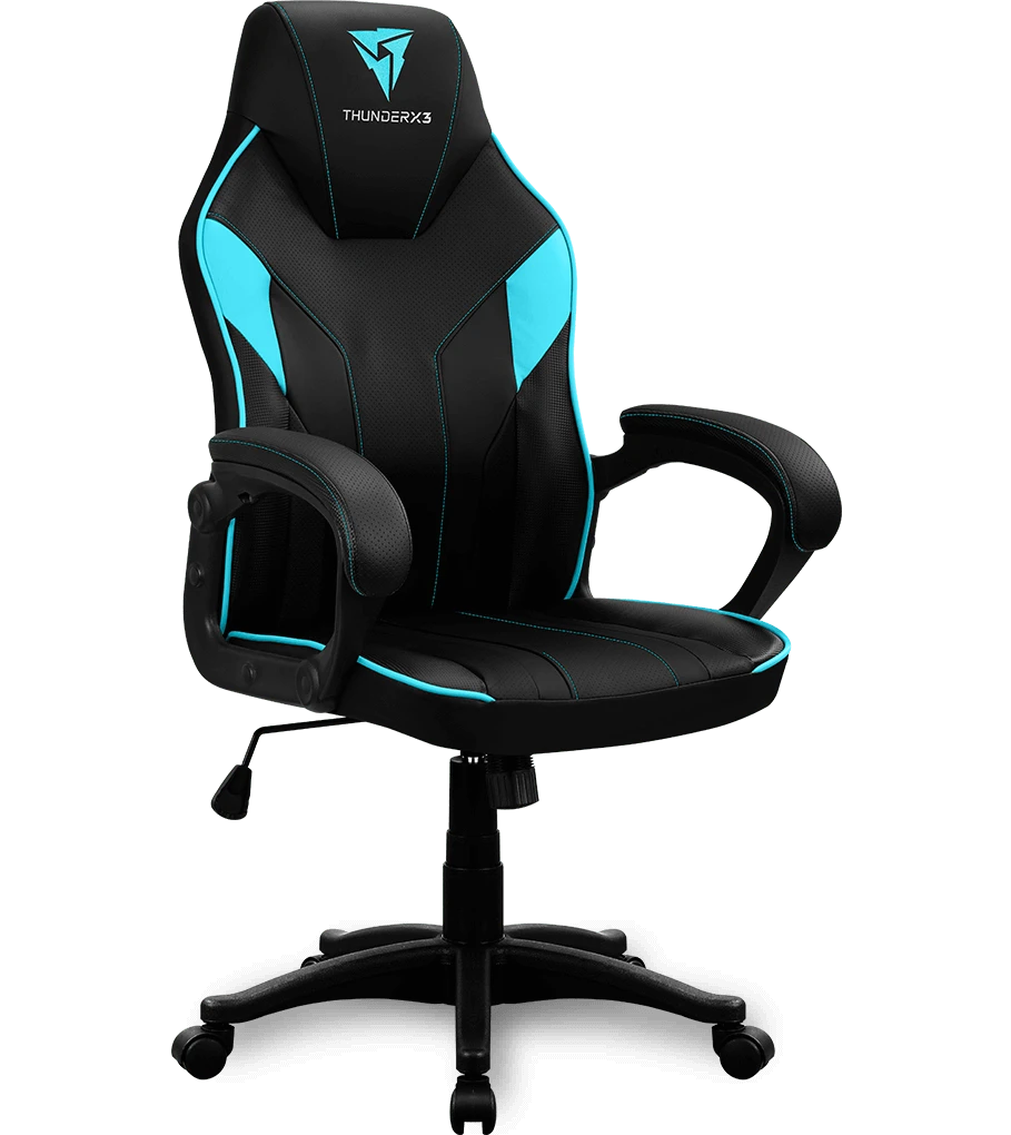 ThunderX3 Žaidimų kėdė Thunder X3 EC1 Gaming Chair, Juoda-oranžinė aprašymas - Prekės nuotrauka